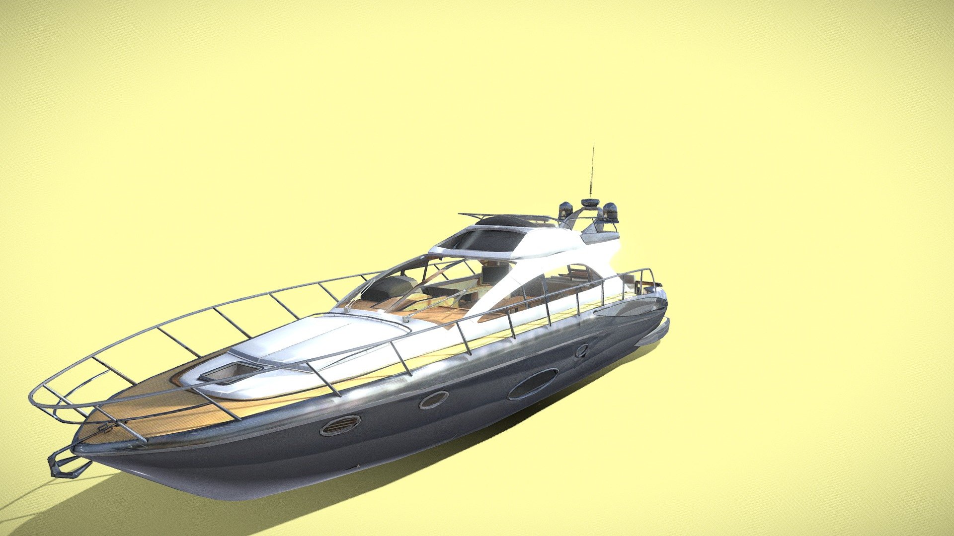 Yatch I (second edition) 3d model