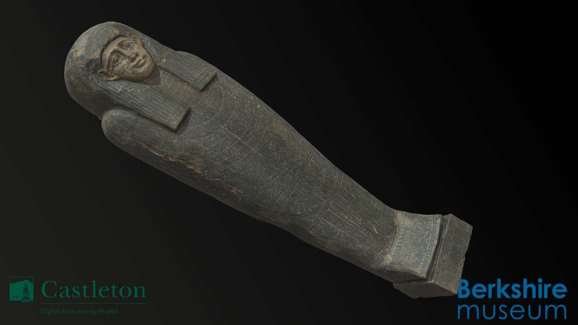 Pahat Sarcophagus Lid (CUDAP_30_60) 3d model