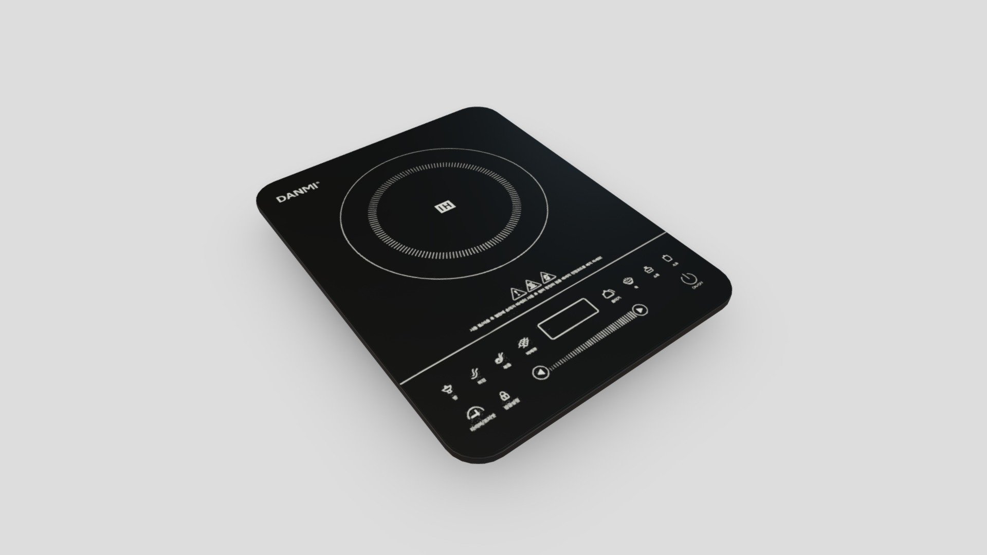 1 burner induction electric stove 3d model