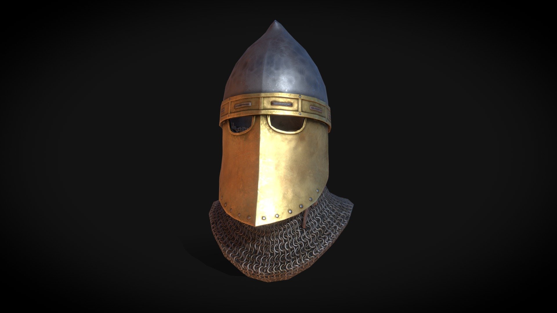 Italo-Norman Helmet 3d model