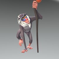 Rafiki the baboon