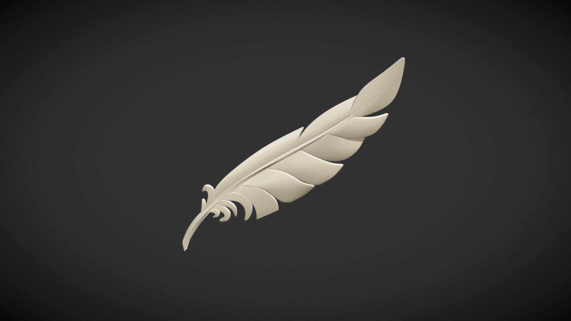 New Feather 3d model