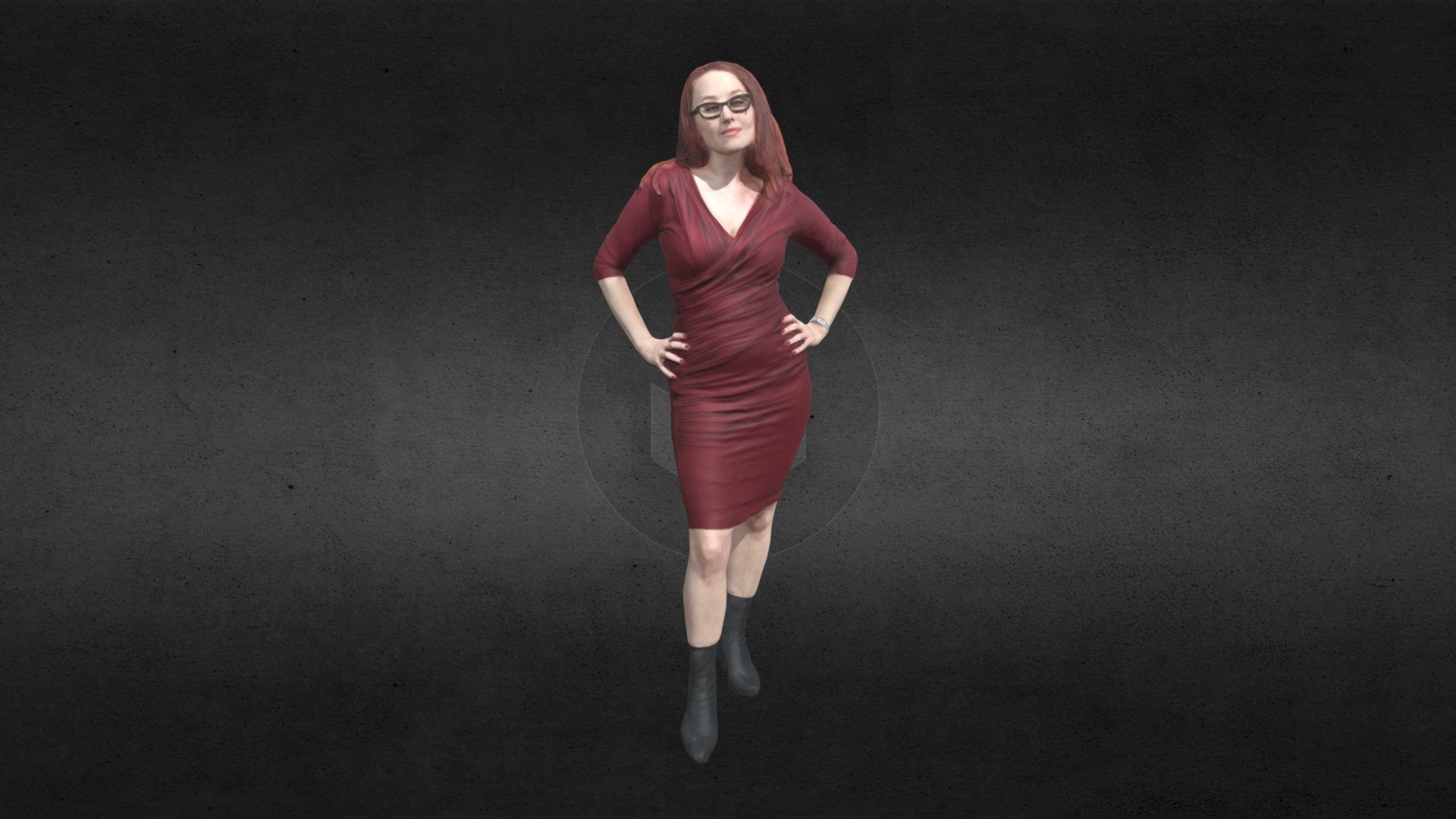 Ginas Pose 3d model