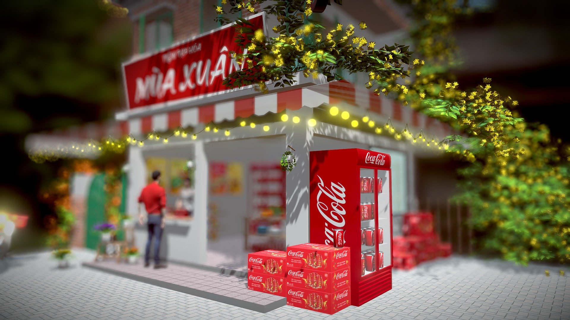 Convenience Store 3d model