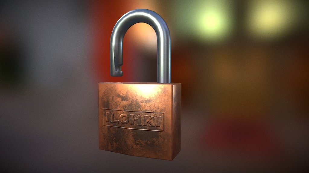 Padlock 3d model