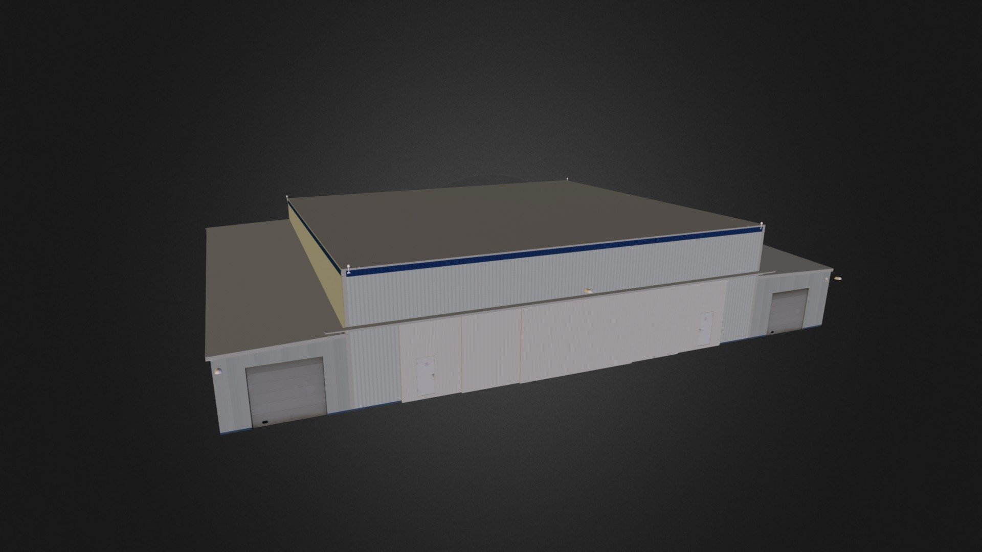 Hangar 3d model