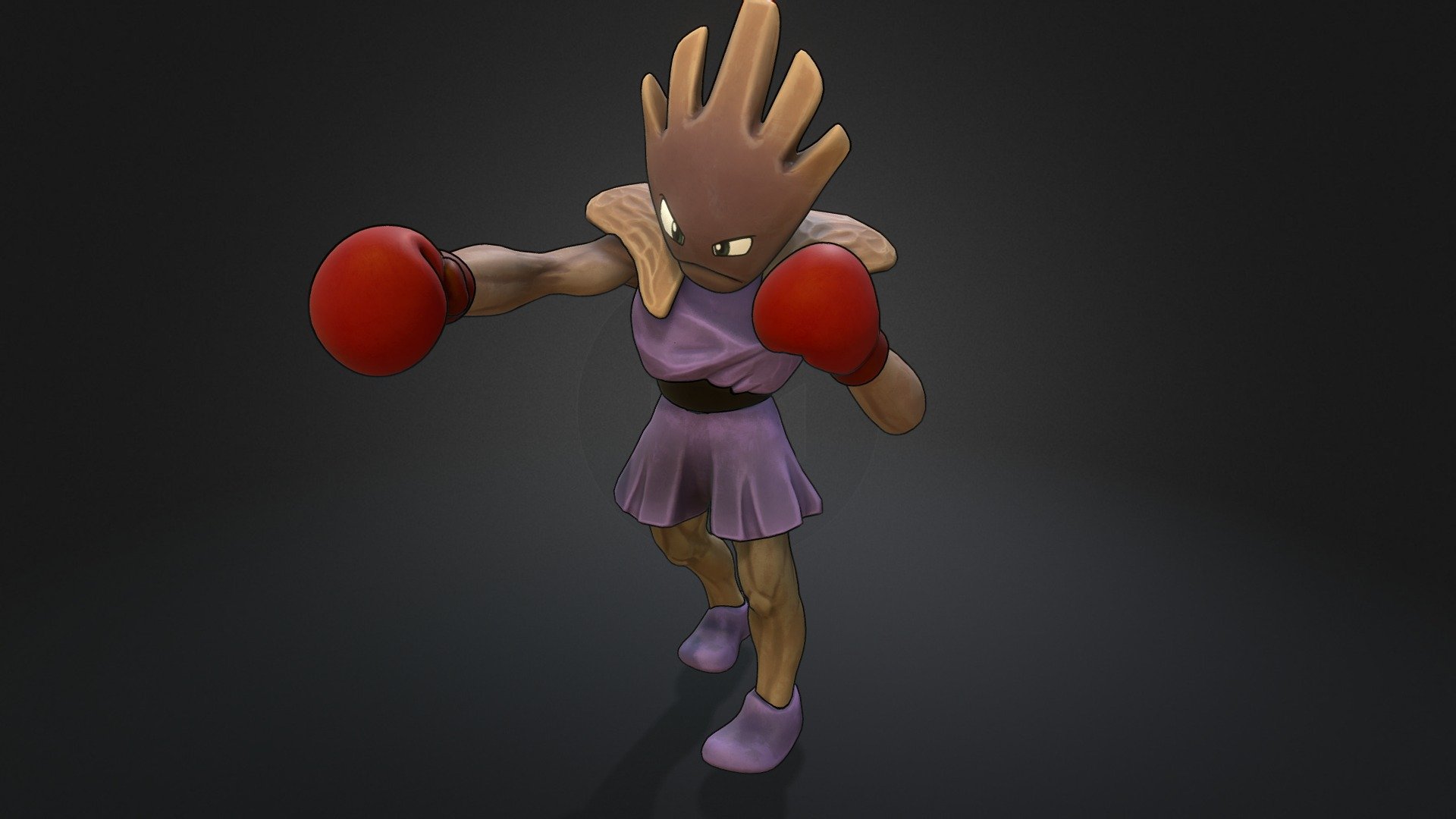 Hitmonchan Pokemon 3d model