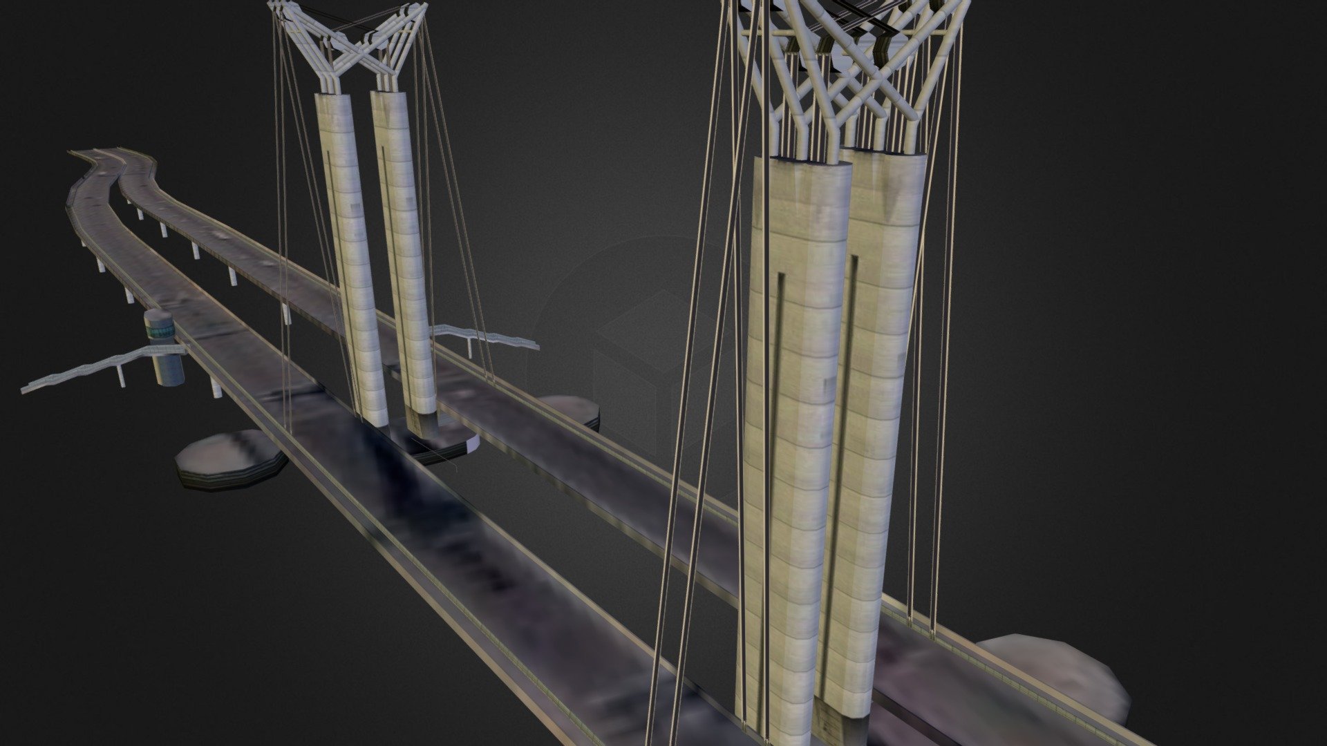 Pont Flaubert 3d model