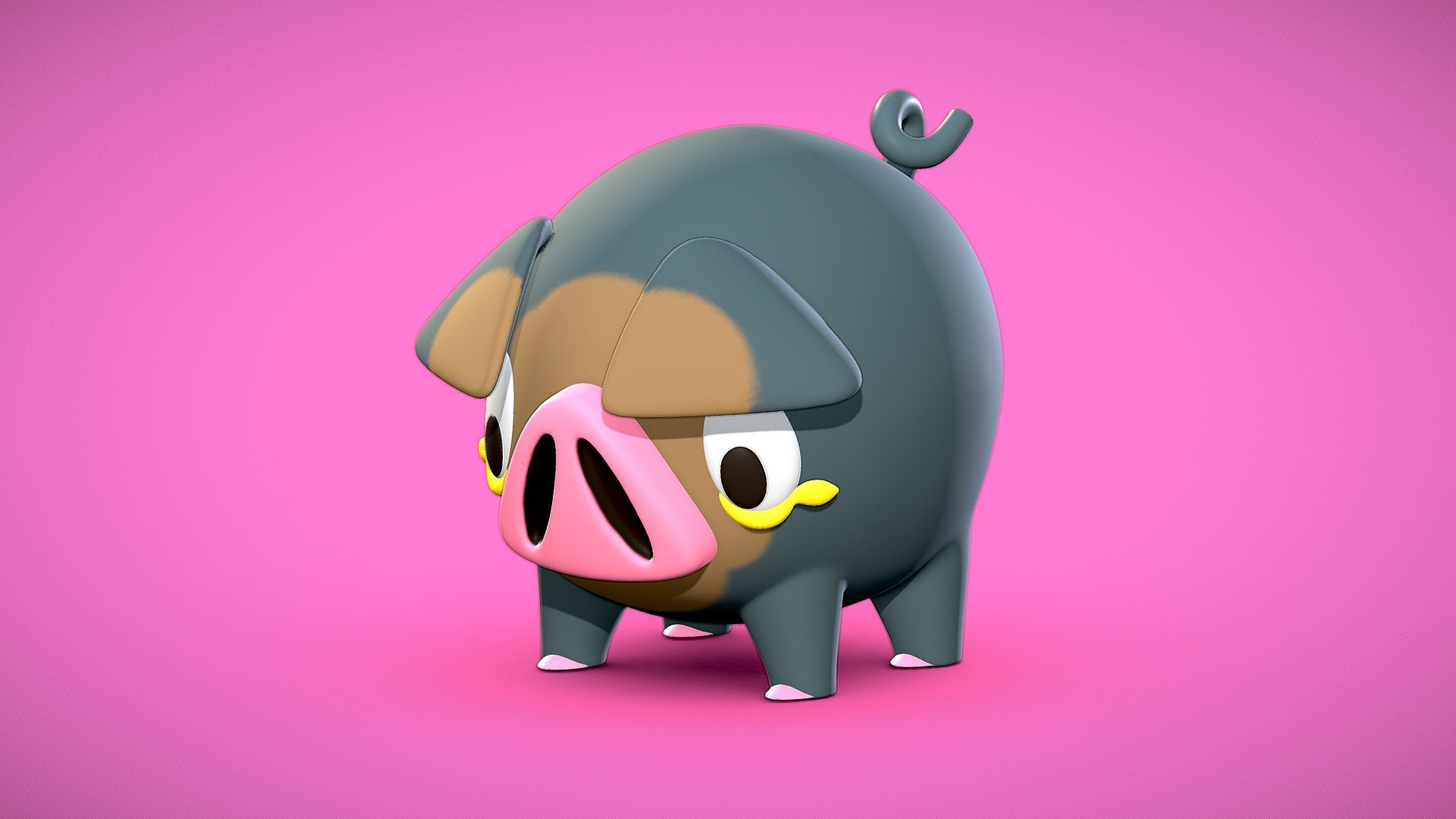 Lechonk 3d model