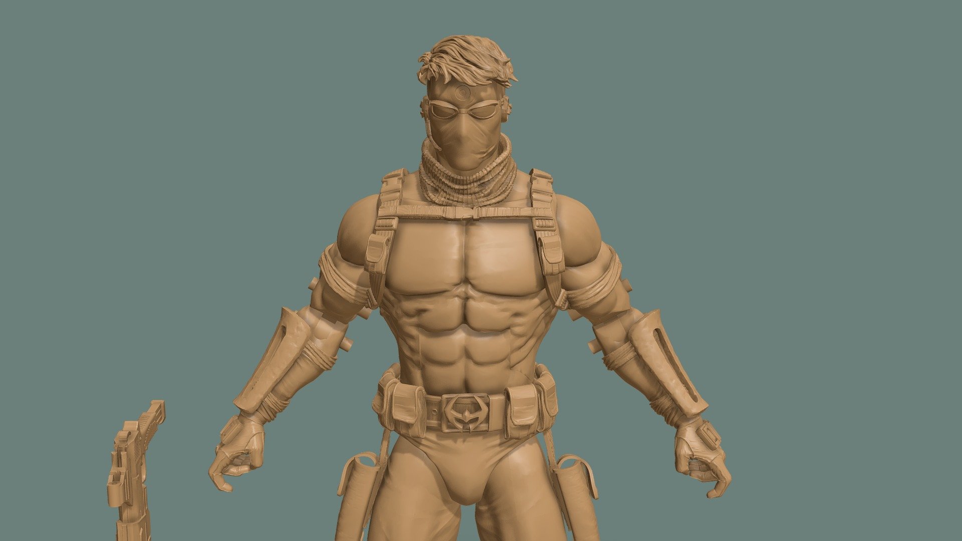 Hawkeye Action-figure 3d model