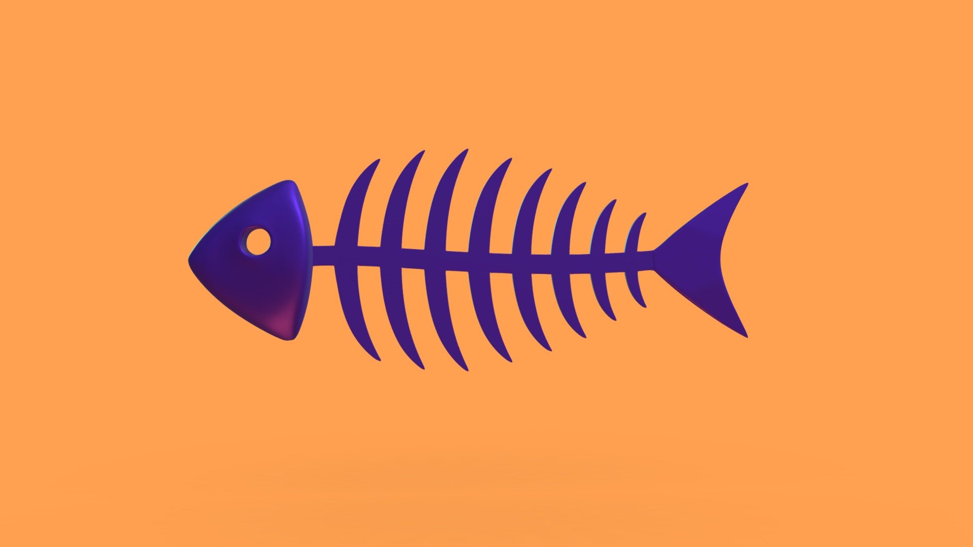 Fish Bone 3d model