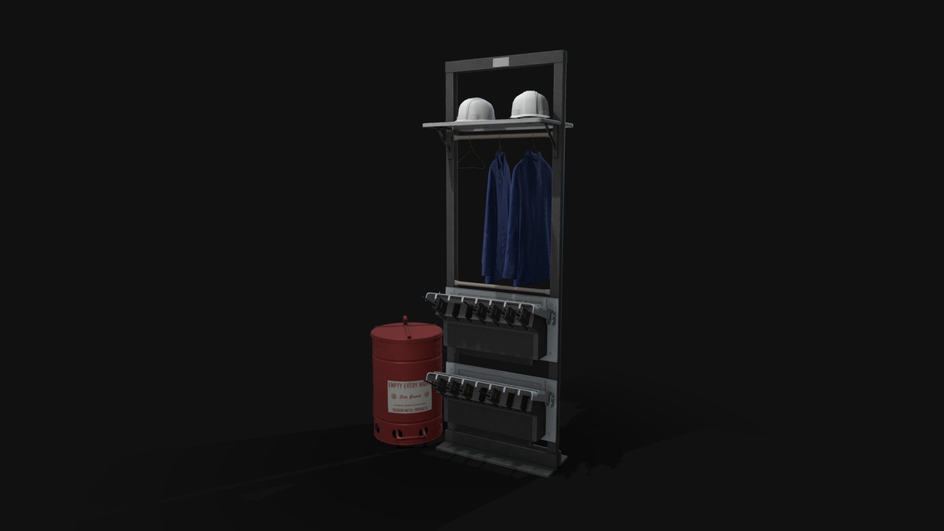 Equipment Rack 3d model