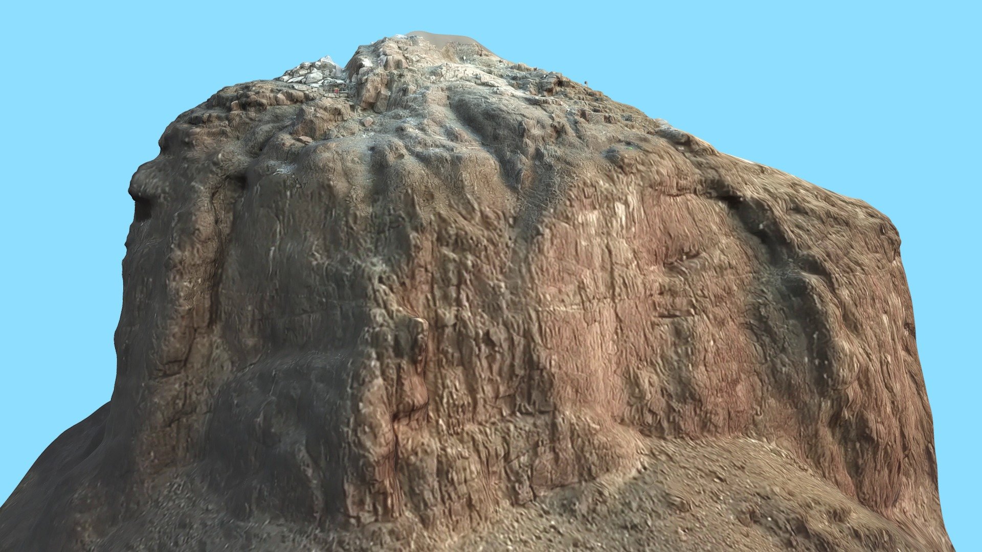 Mountain Alnoor, Mecca Saudi Arabia 3d model