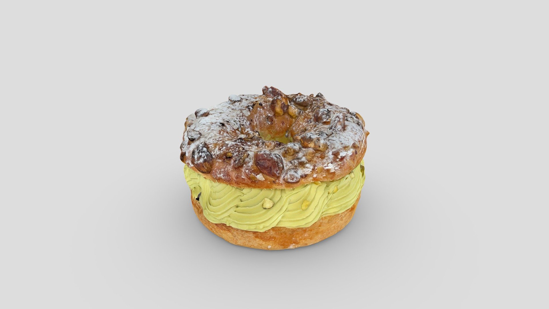 Pistachio Mousse Cake 3d model