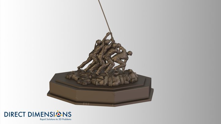 Iwo Jima Memorial 3d model