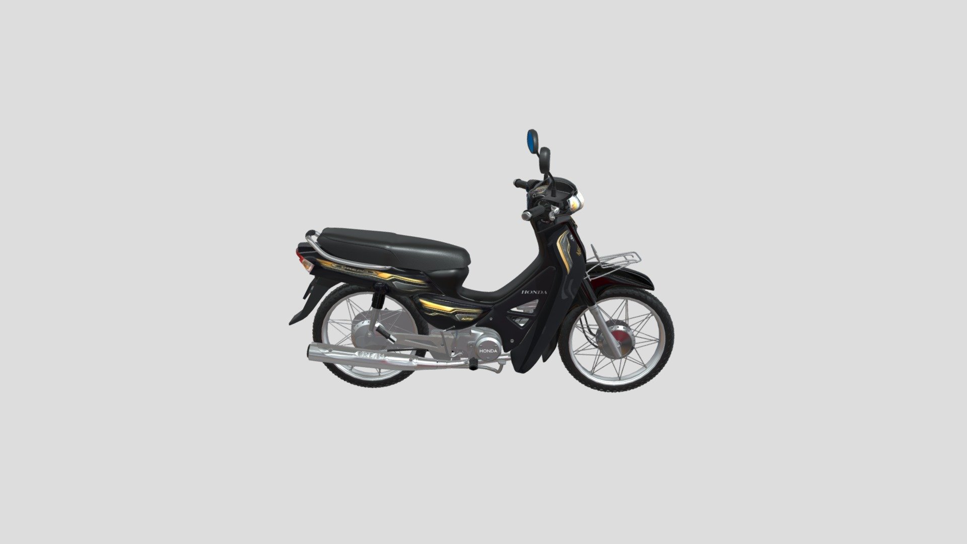 Dream Honda Motorcycles 3d model