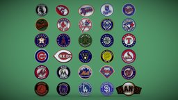 MLB Major League Baseball EVERY TEAMS LOGOS