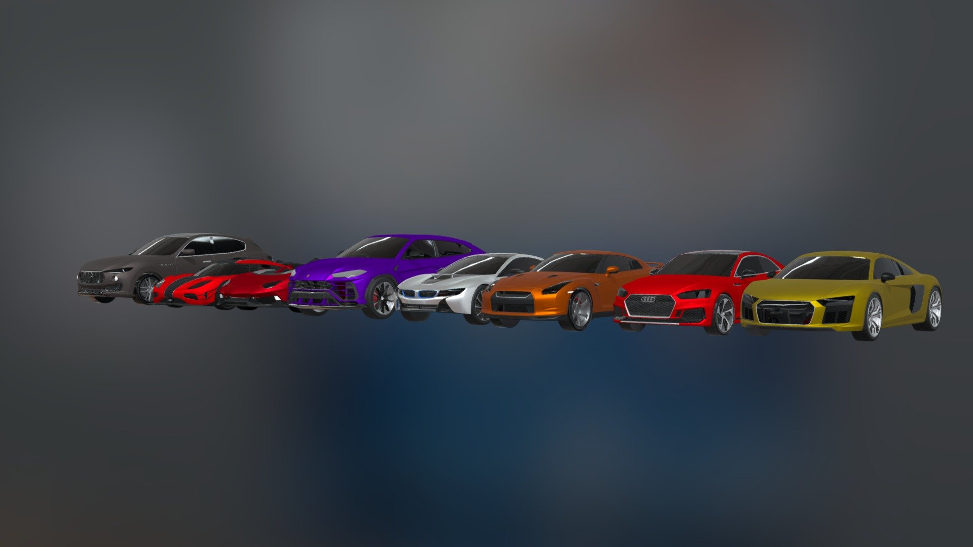 All Cars Pack 3d model