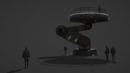 Rigged Sci-Fi Lift