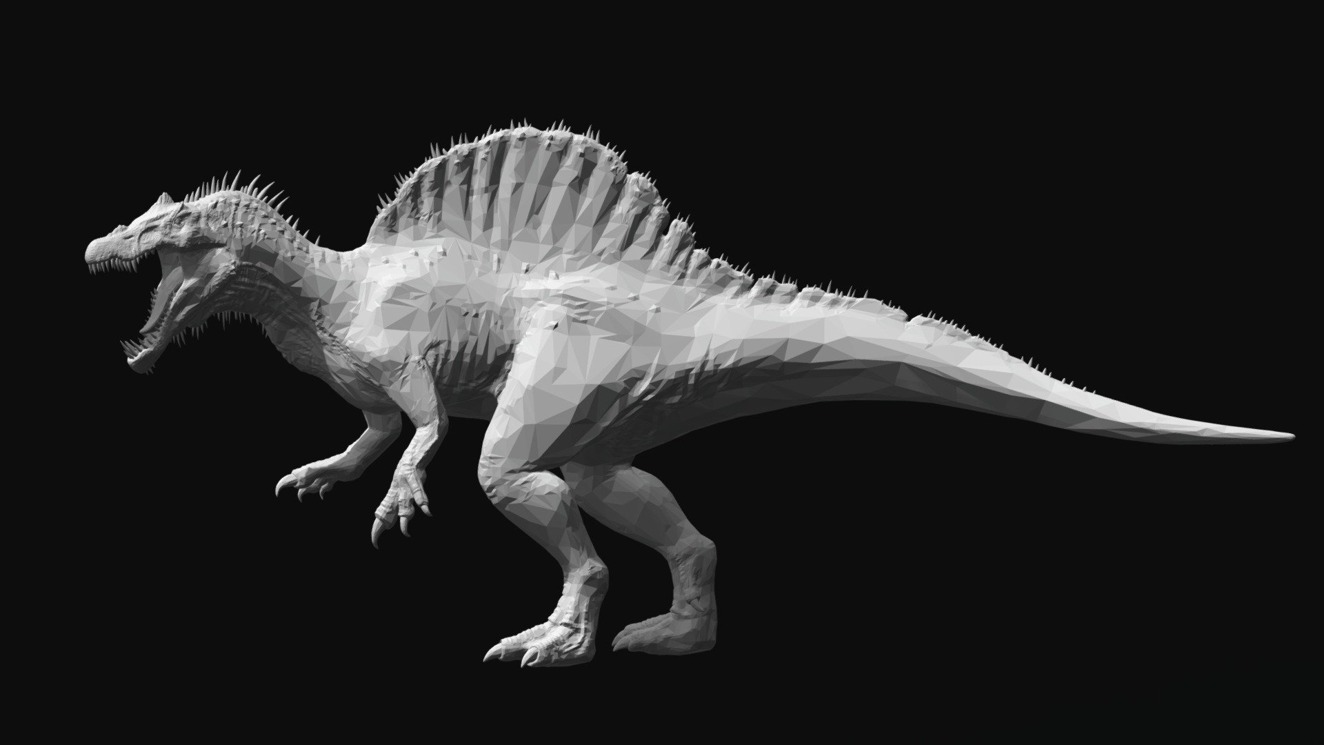 DINOSAUR LOWPOLY 3d model