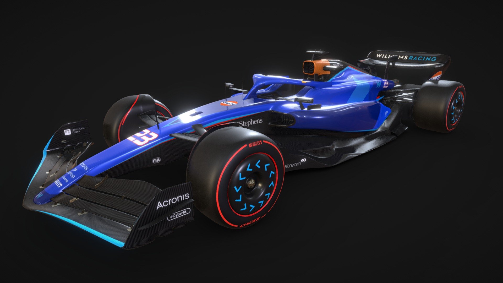 Williams FW45 3d model