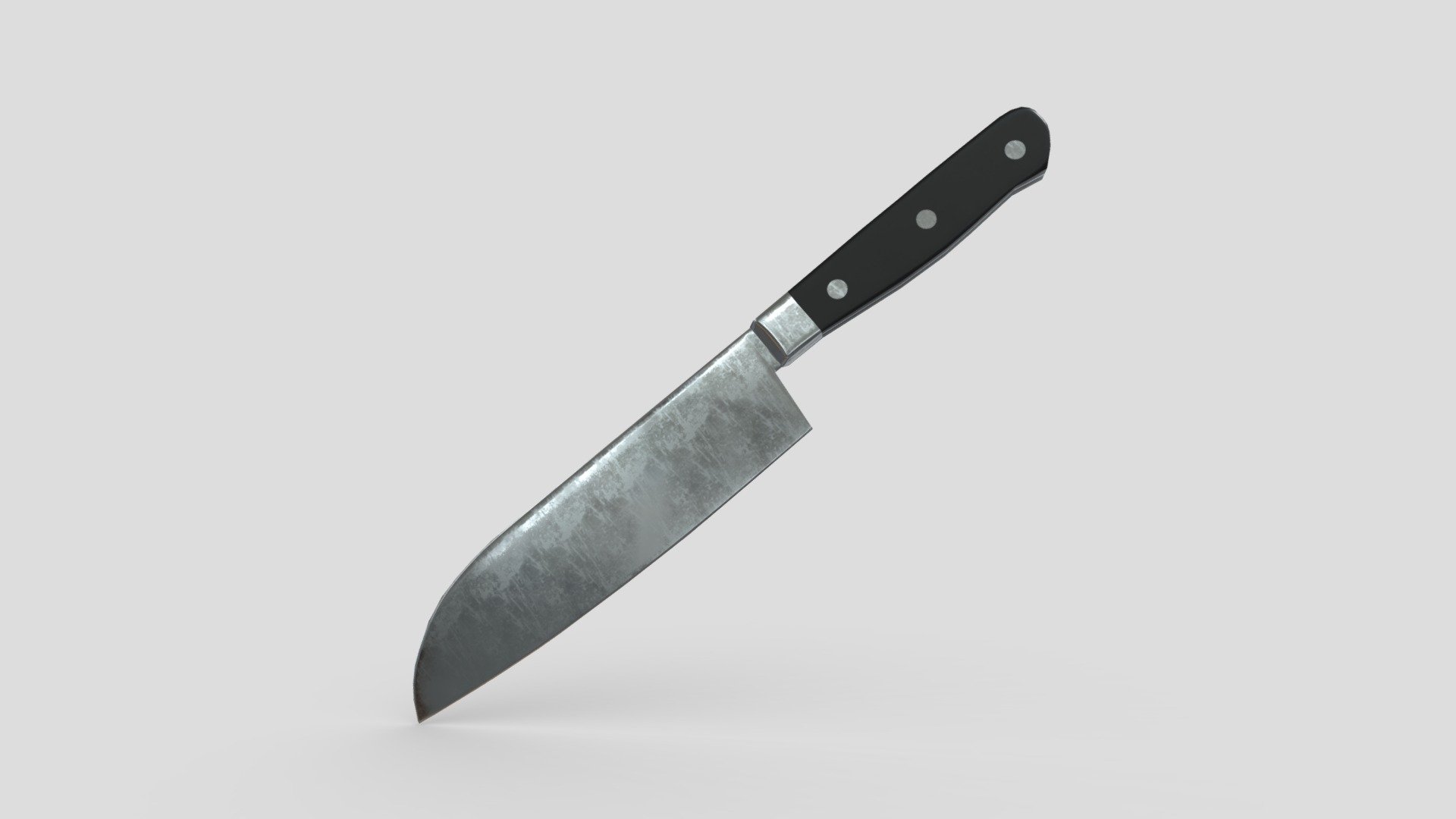 Kitchen Knife 4 3d model