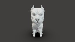 Prueba Lowpoly Pitbull