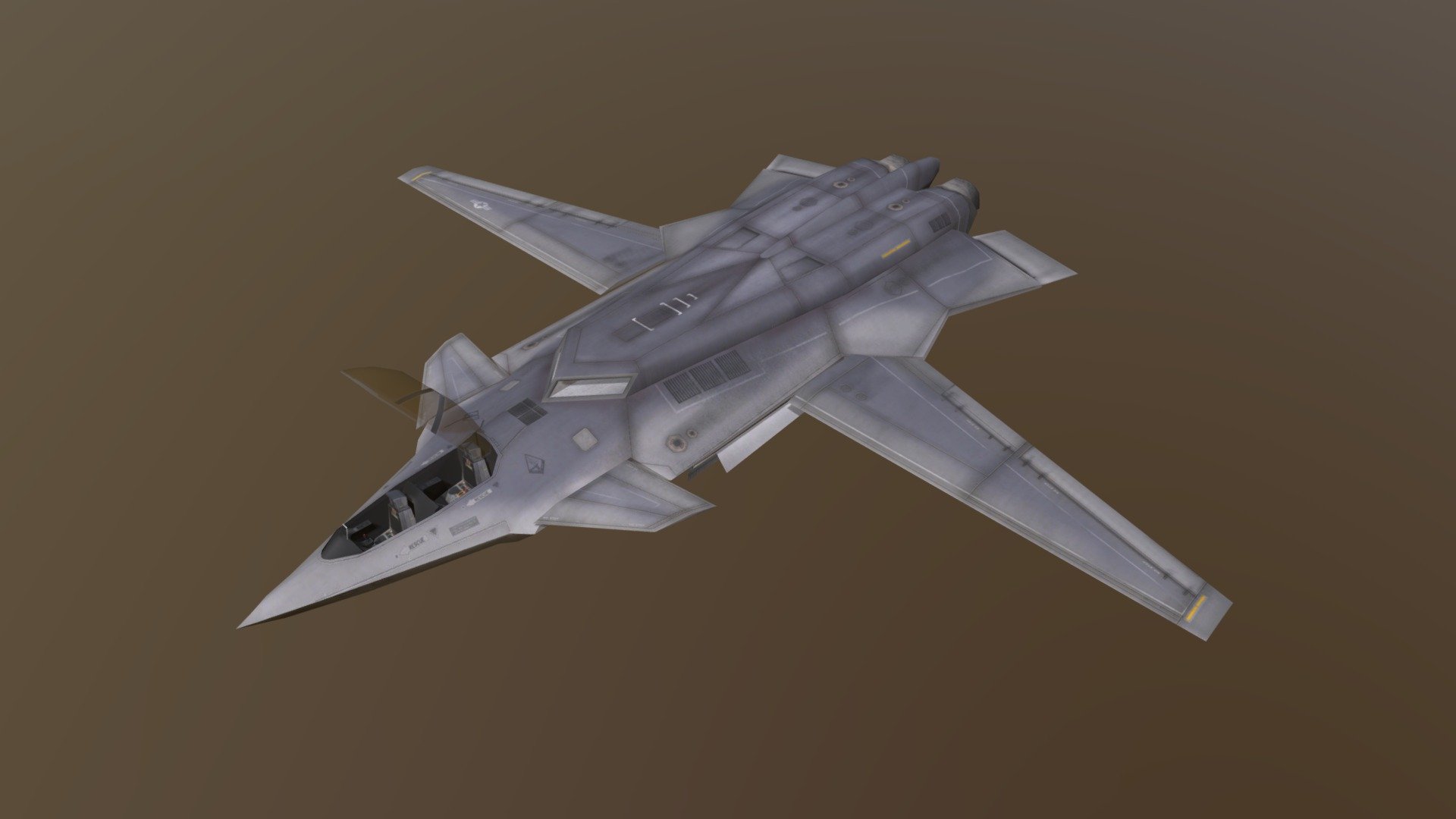 Northrop Switchblade Concept multi roll fighter 3d model