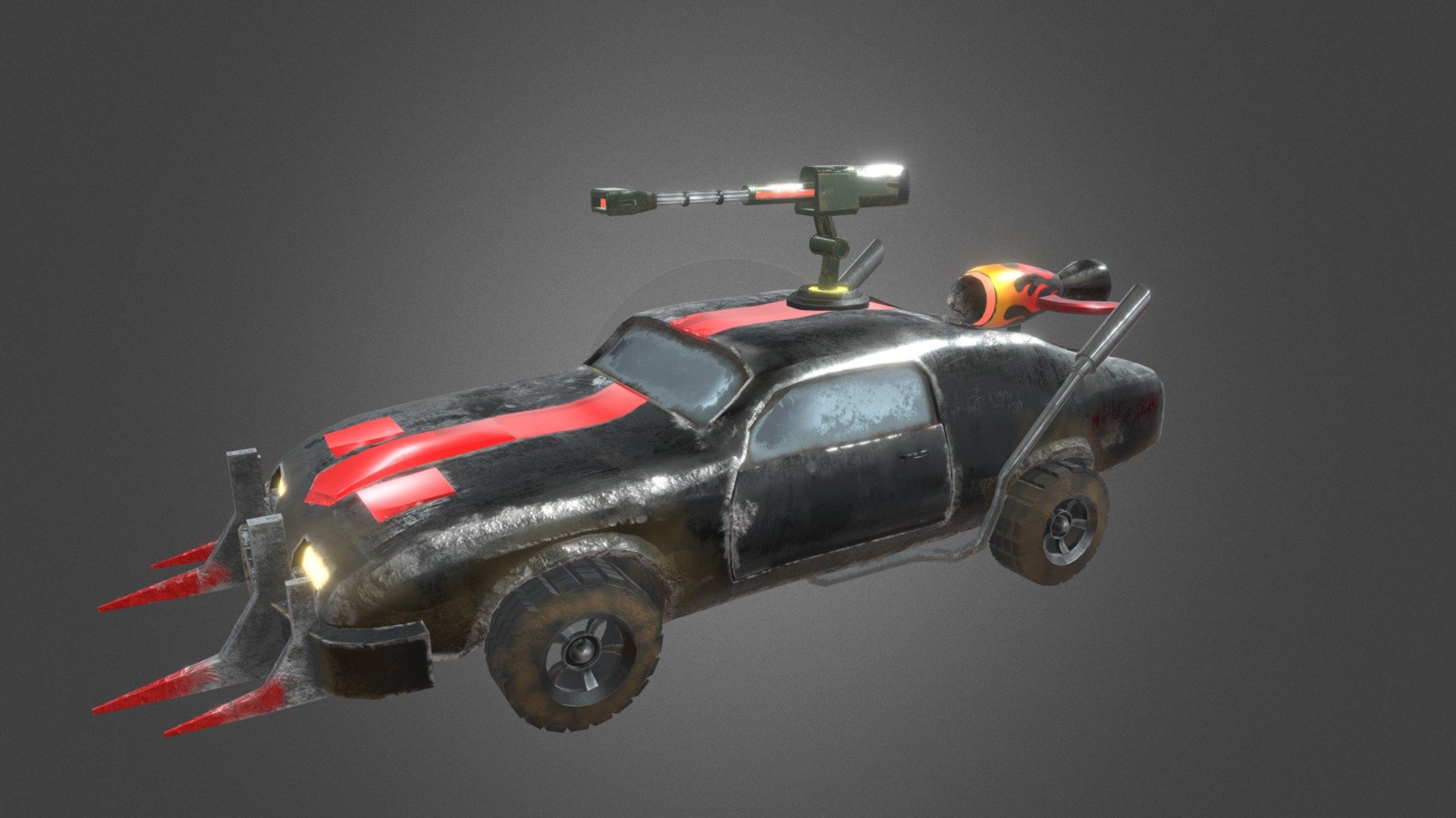 Battle Car 3d model