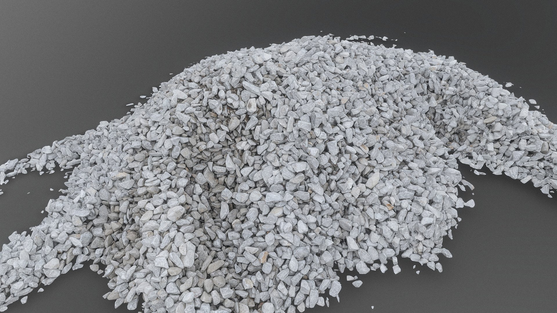 White paving quartz 3d model