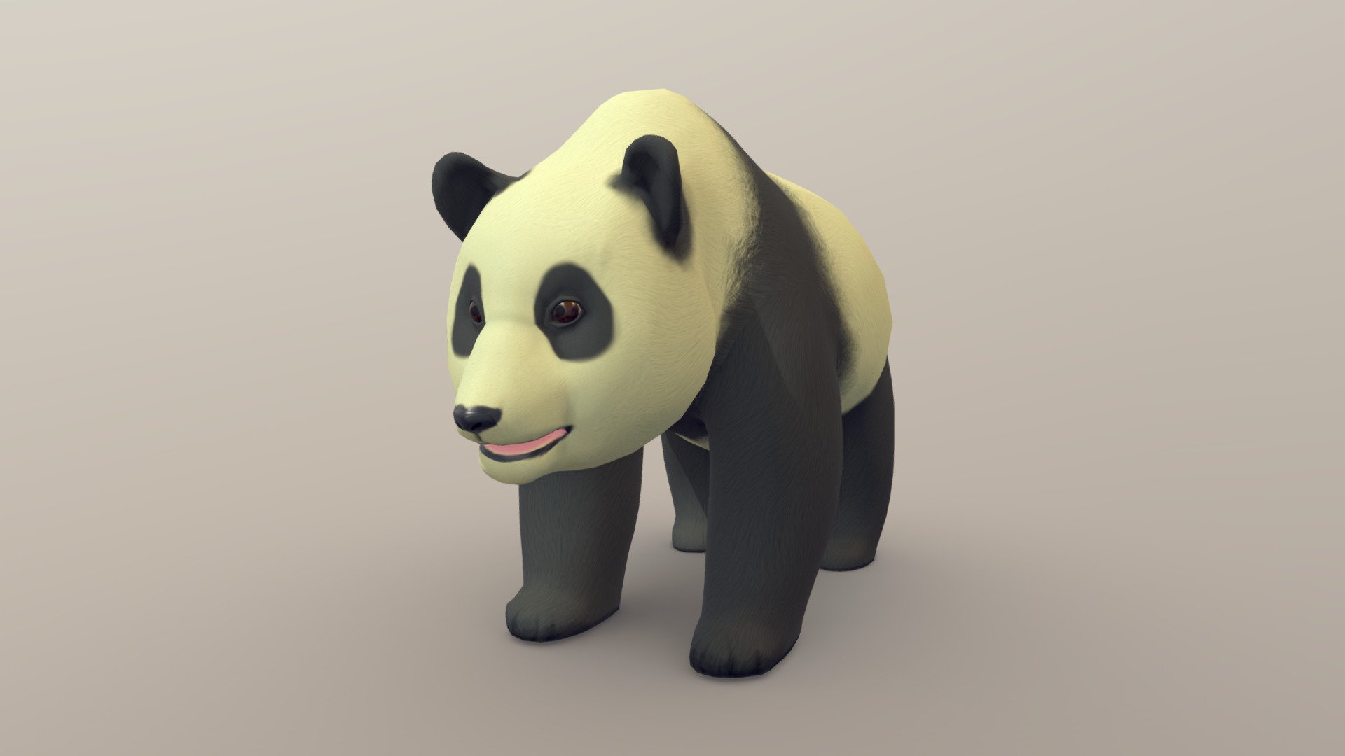 Giant Panda Bear 3d model