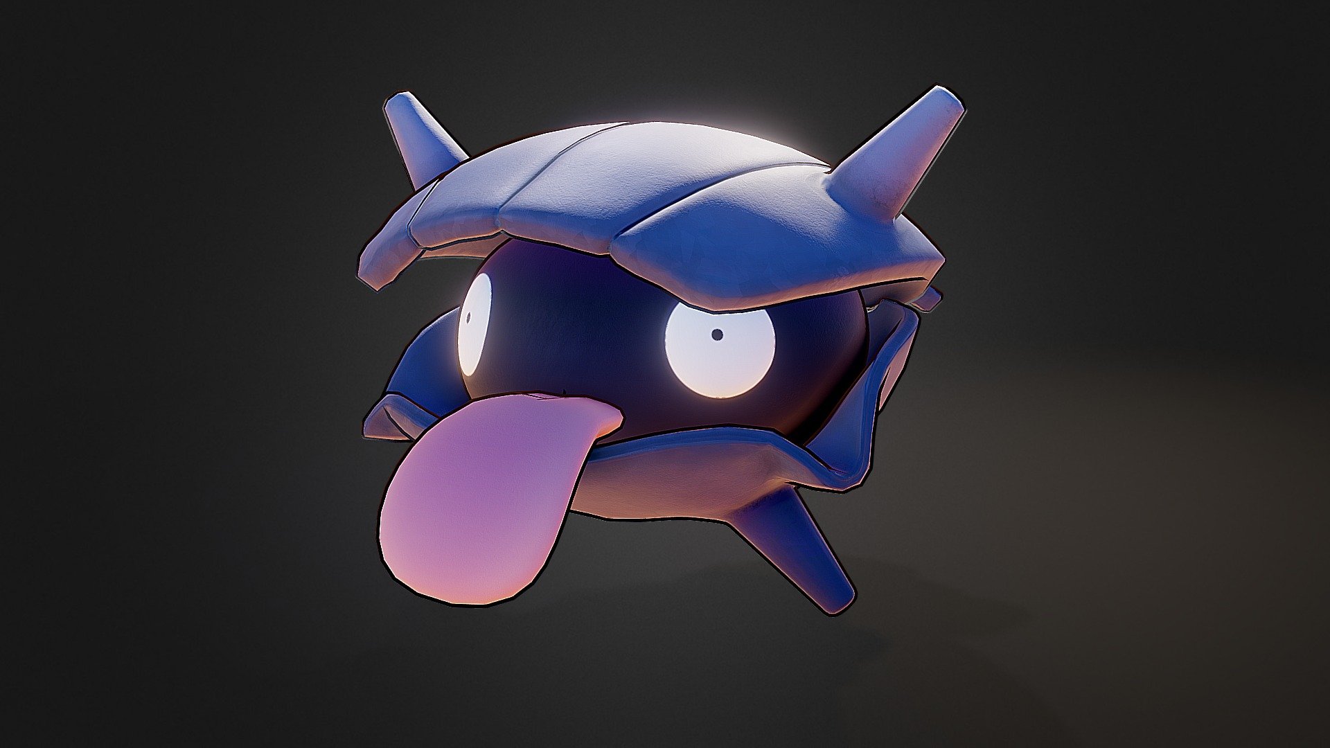 Shellder Pokemon 3d model