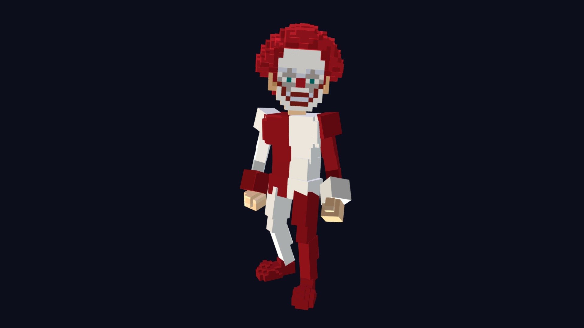 Clown Character 3d model