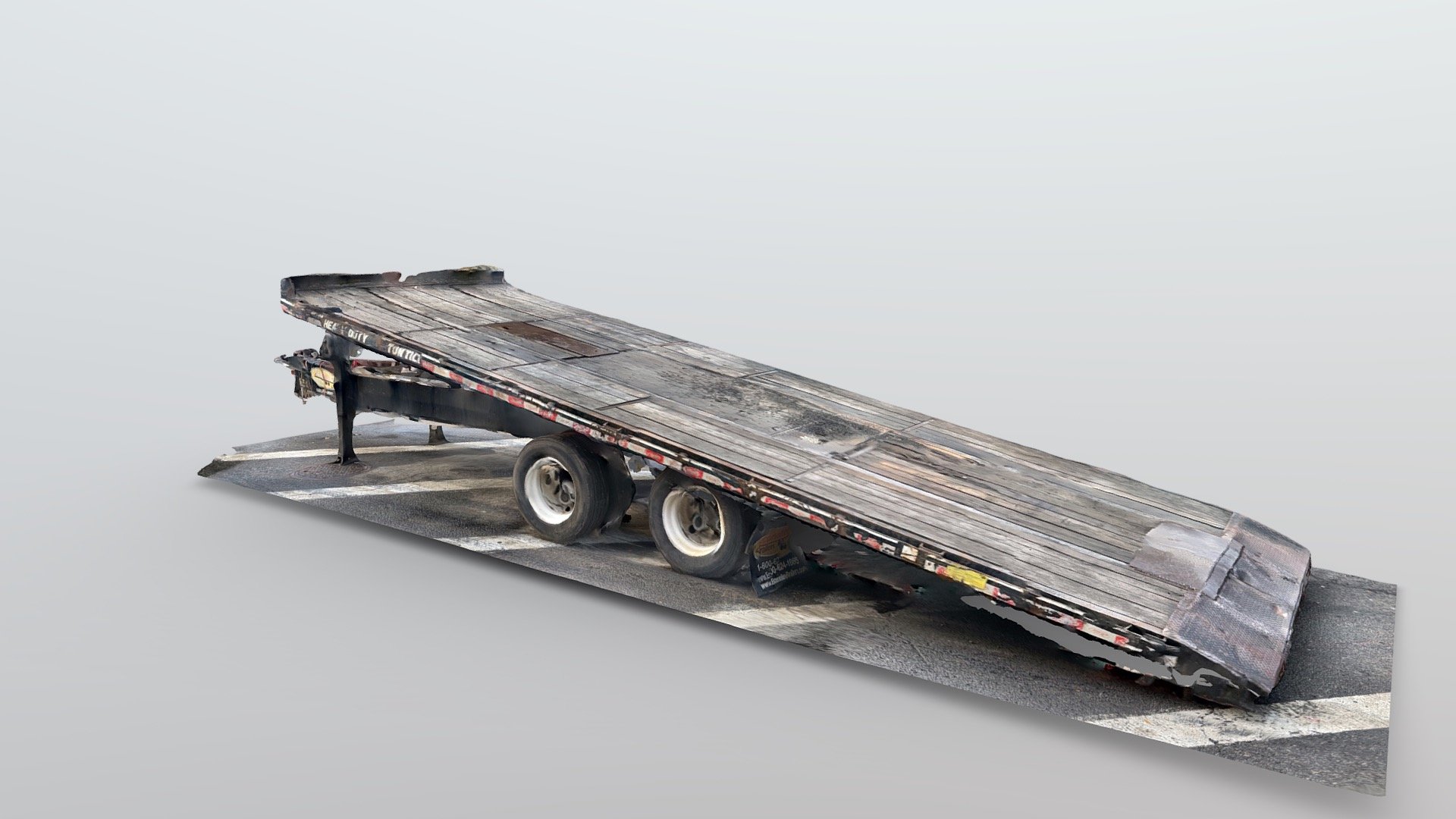 Tow Truck Ramp 3d model