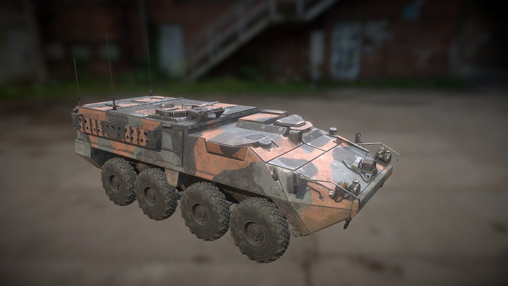 Stryker_m1126 3d model