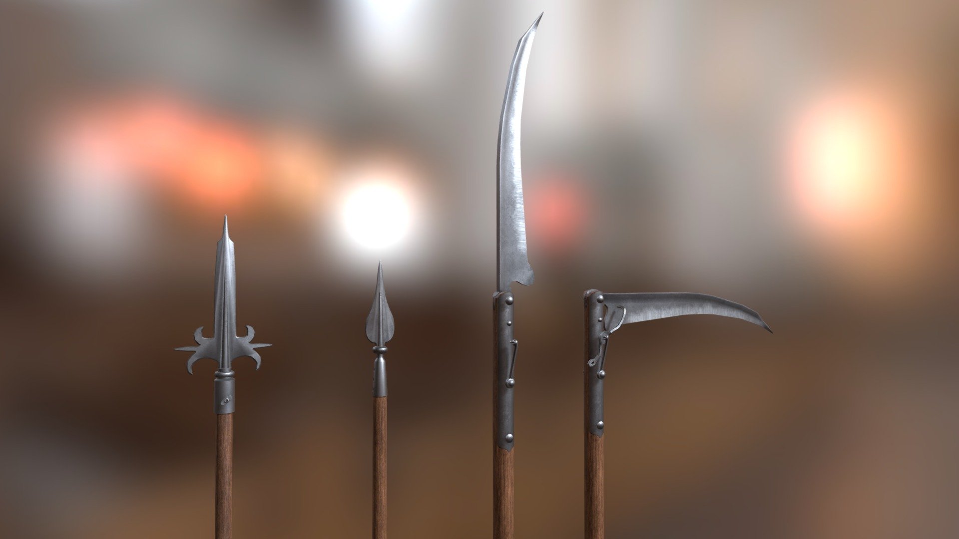 Pikes 3d model