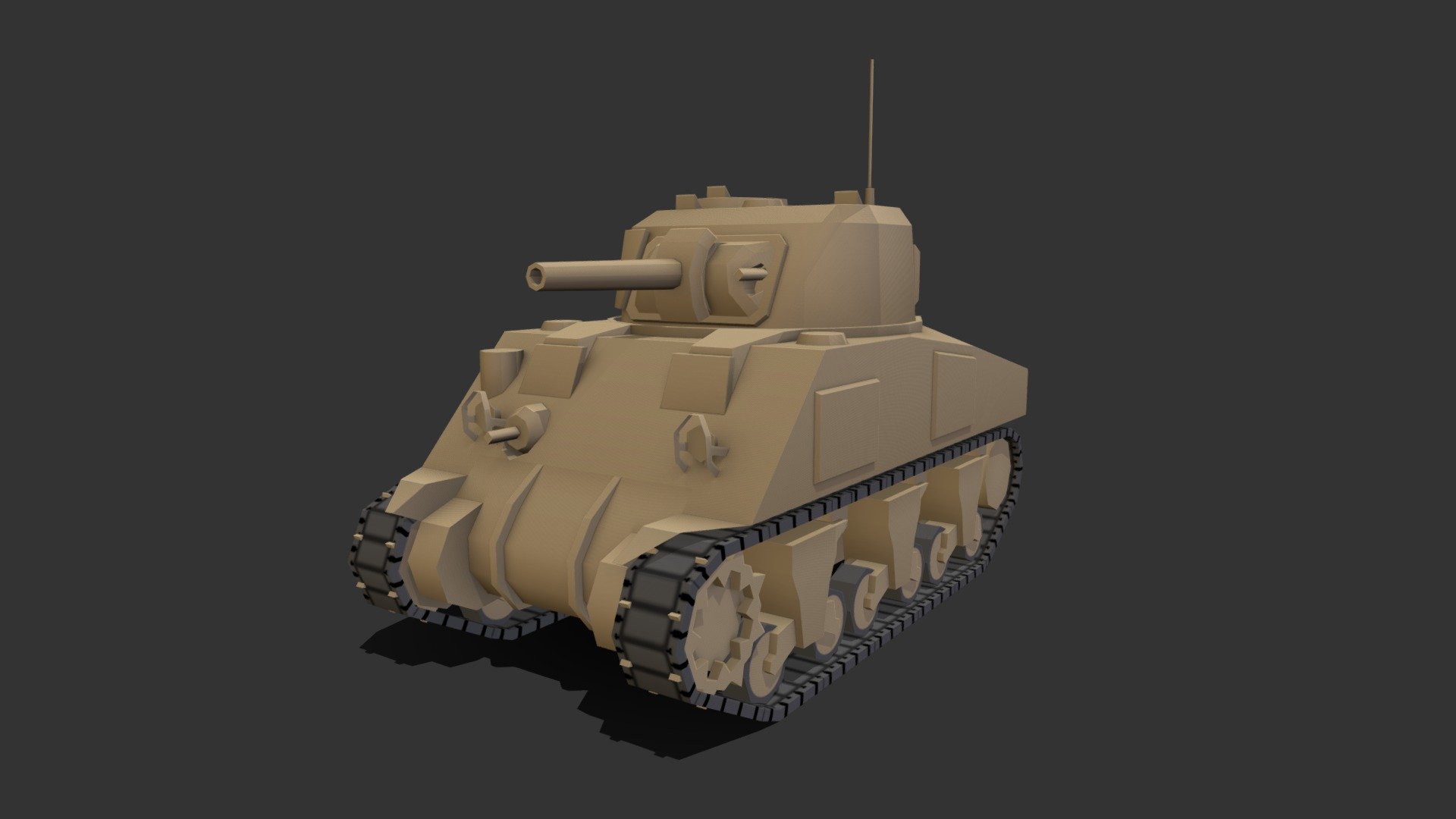 M4 Sherman 3d model