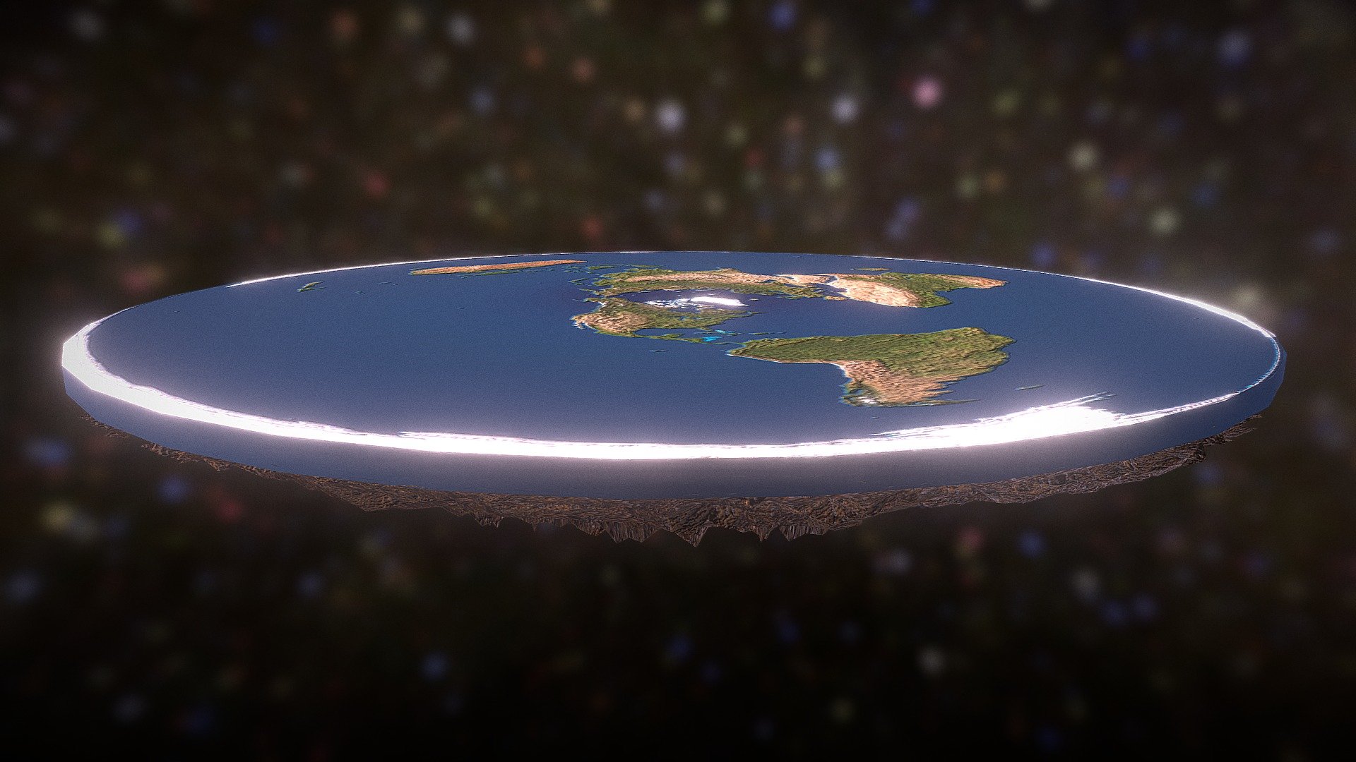 Flat Earth Theory 3d model