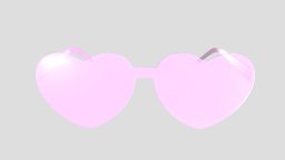 Pink Heart Glasses