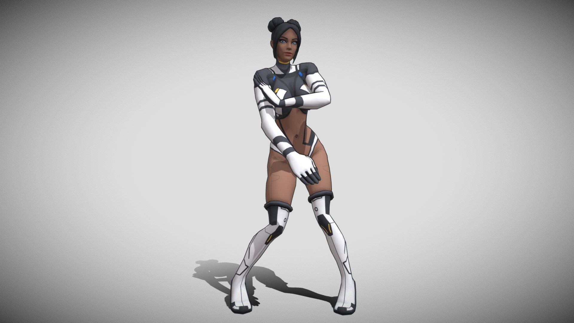 Morena Cyborg #001 3d model