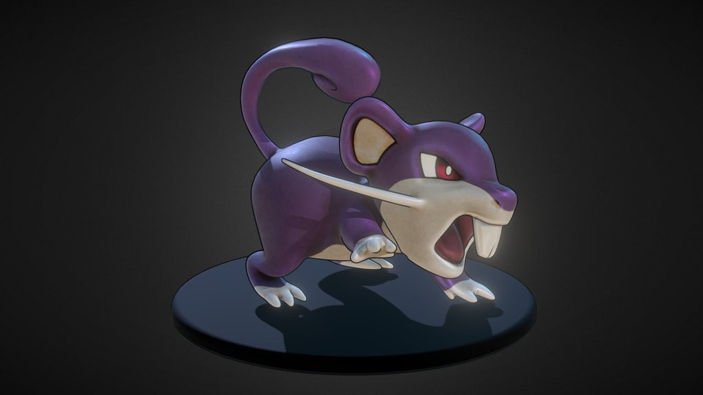 Rattata Pokemon 3d model