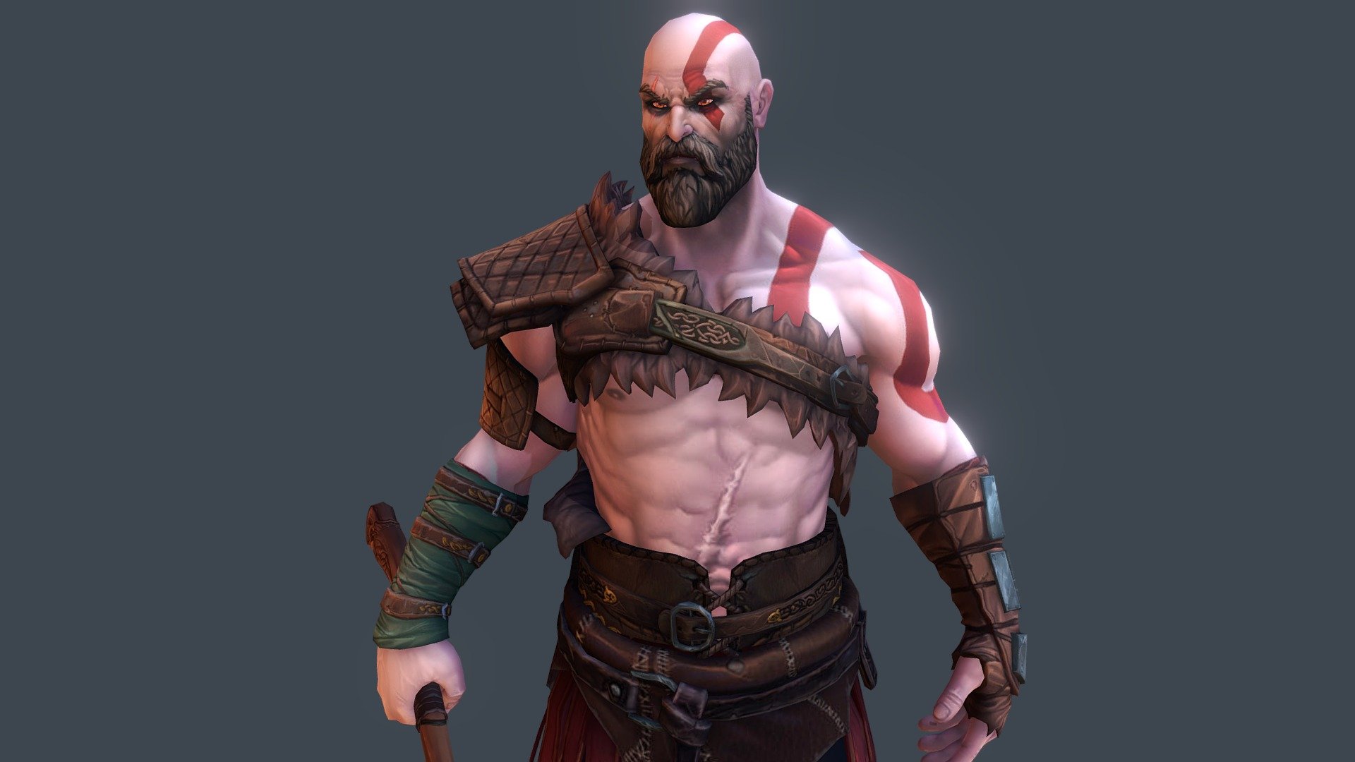 Kratos 3d model