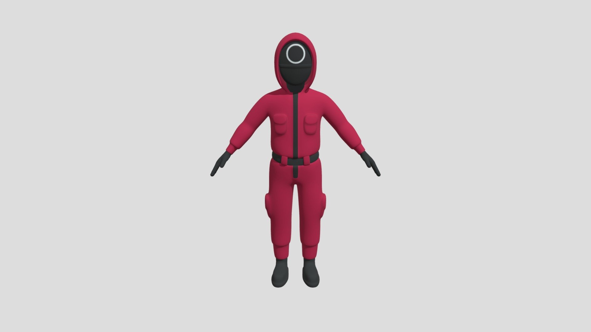 Red Soldier FROM SQUID GAME 3d model