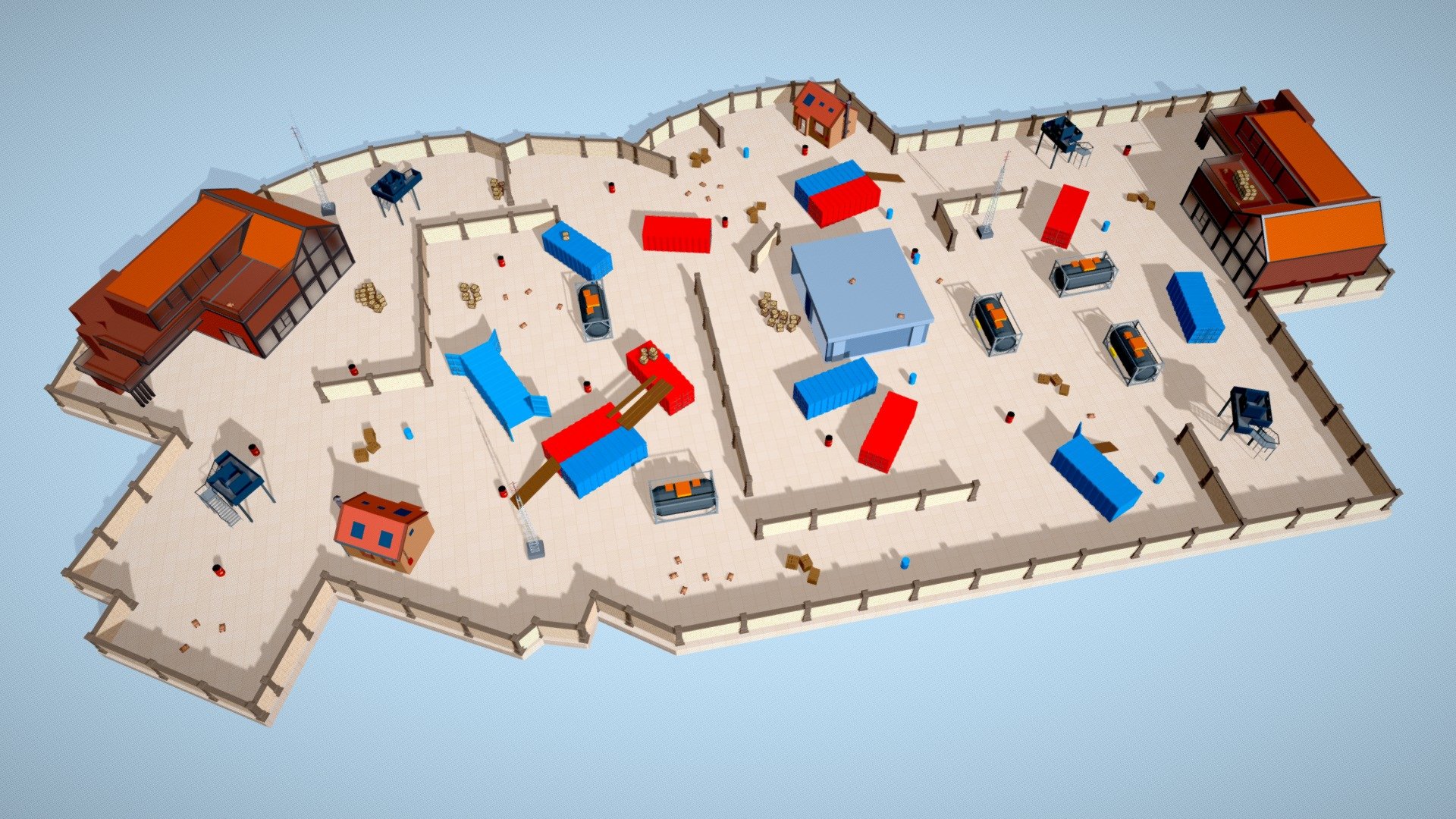 TDM Map 5 3d model