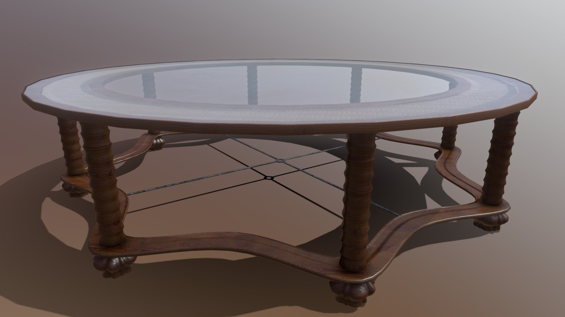 Superfuntimes Fancy Star Coffee Table 3d model