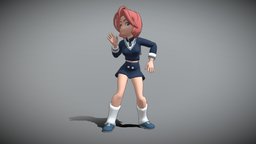 School Girl Dancing