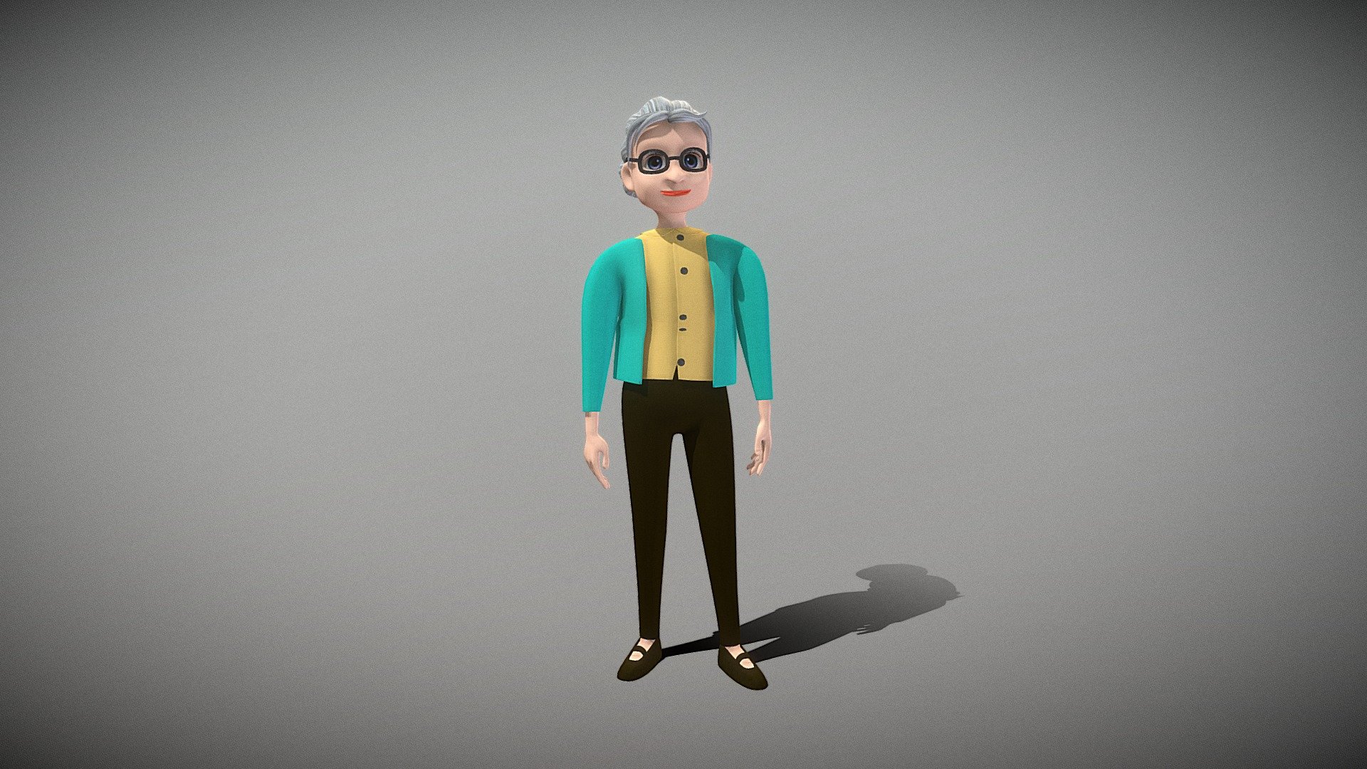 Old Woman 3d model