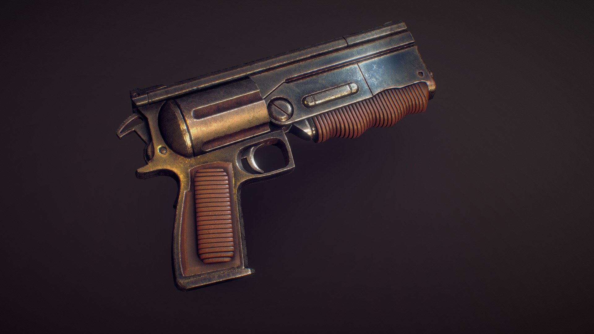 10mm pistol 3d model