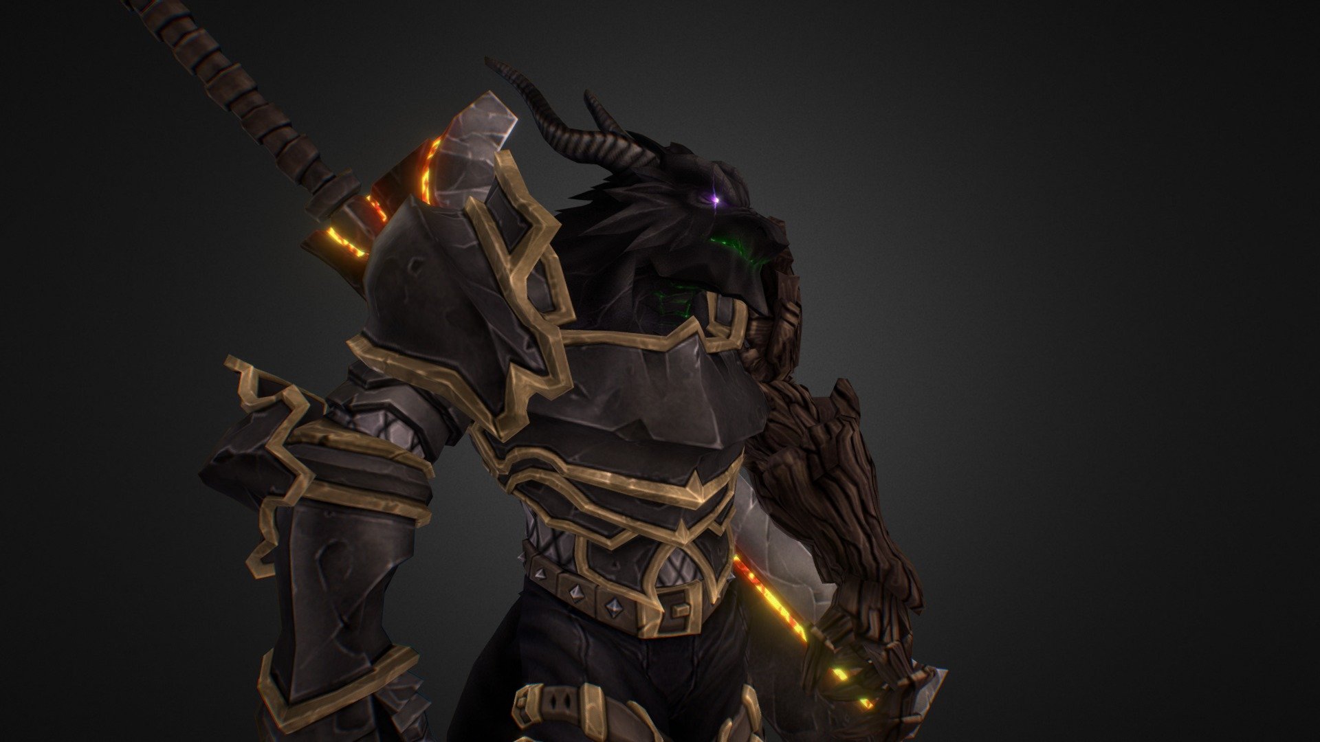 Dragonborn 3d model