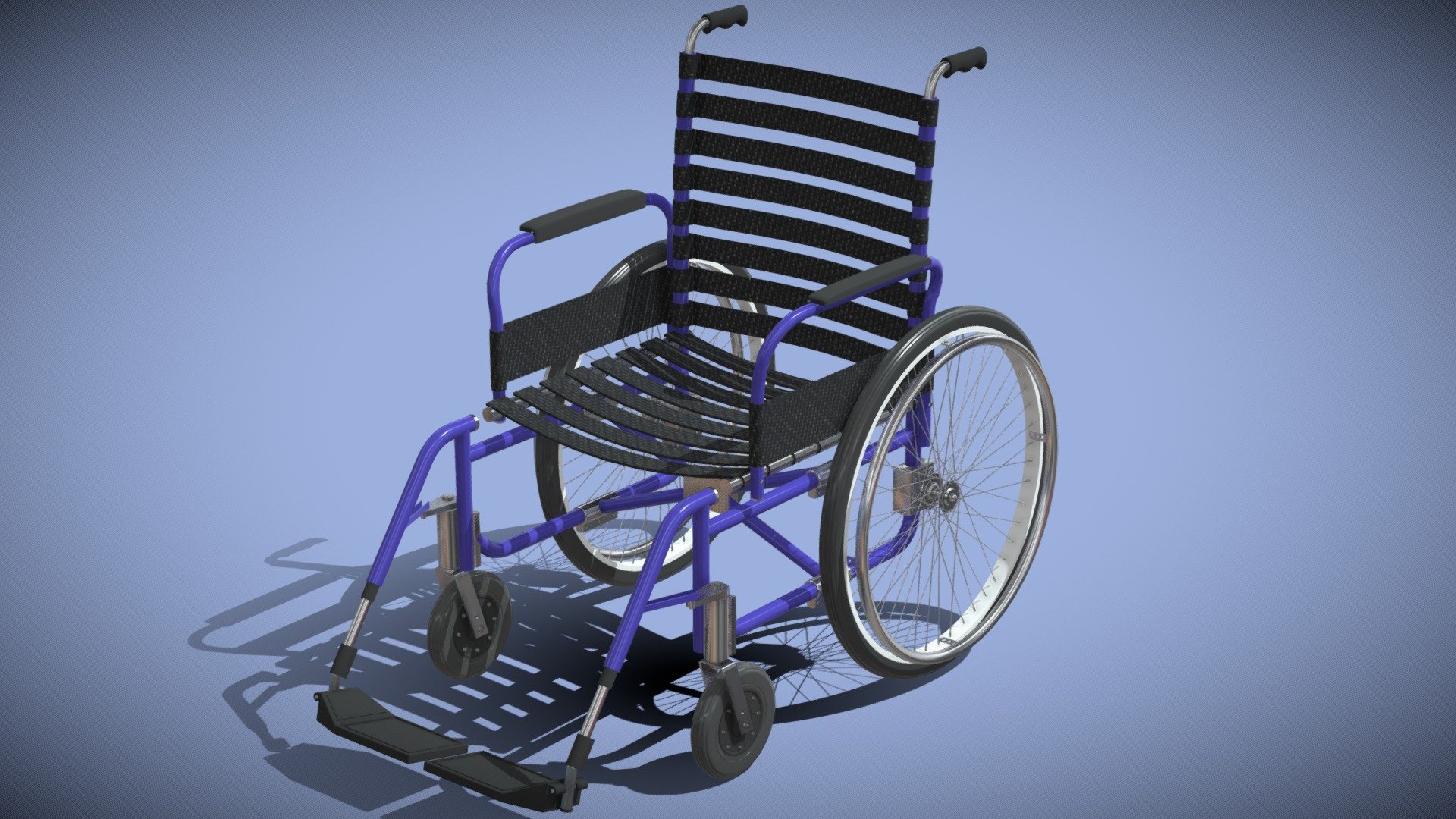 3D Wheelchair 3d model